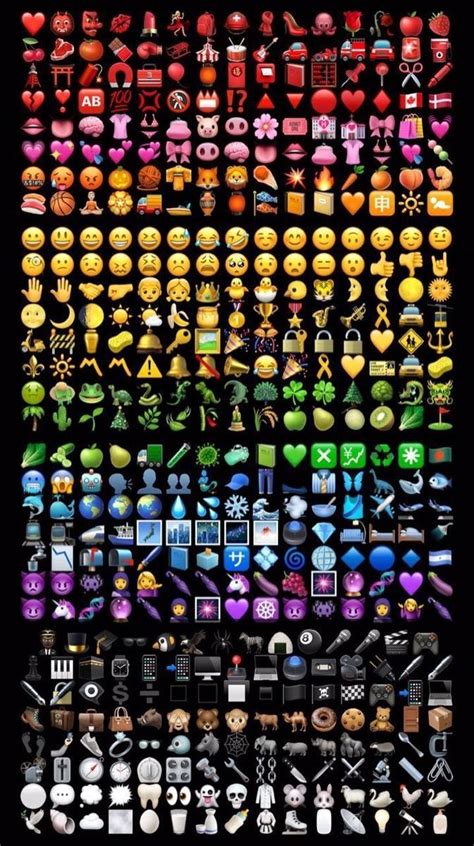 Click on an aesthetic text symbol to copy it to the clipboard & insert it to an input element. 💓💛💚💙💜🖤 | Emoji wallpaper iphone, Emoji wallpaper, Cute ...
