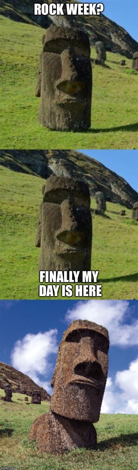 Bad Pun Moai Memes Imgflip