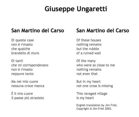San Martino Del Carso Poesia Analisi - Ungaretti San Martino Del Carso Parafrasi - ellajetan