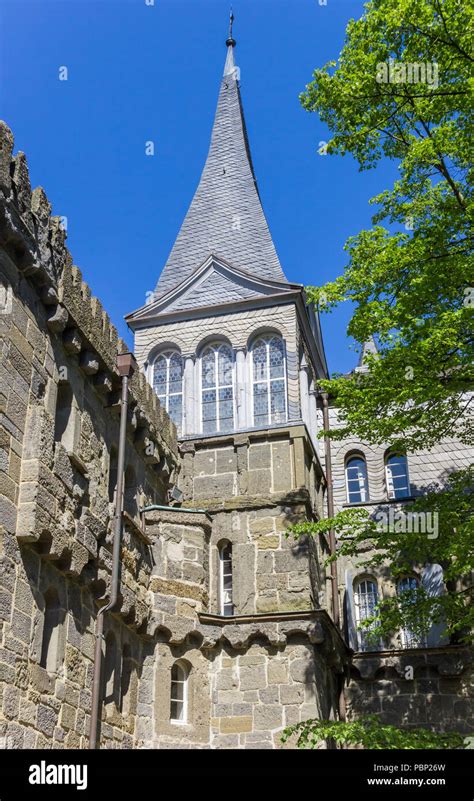 Tower Of The Lowenburg Castle In Kassel Germany Stock Photo Alamy