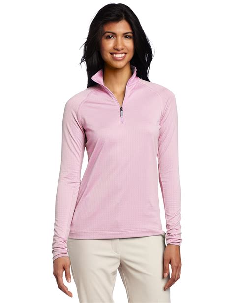 callaway golf women s sun protection shirt dusty pink x small athletic shirts
