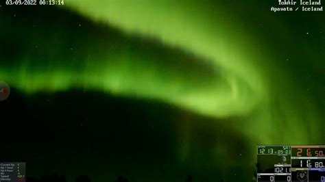 Vivid Aurora Borealis Tokair Iceland 2nd September 2022 Youtube