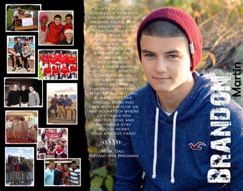 Custom And Personalized Half Page Photo Senior School Etsy Senior