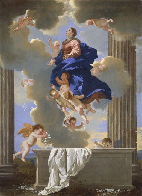 The Assumption Of Mary Nicolas Poussin Objet D Art Nicolas
