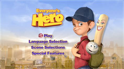 Everybody/everyone is is correct because although you are talking about a group of people, it has been made into one singular group. Everyone's Hero (2006) - DVD Menus