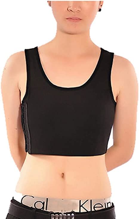 Breathable Super Flat Chest Binder Lesbian Tomboy Corset Breast Bustier Short Vest For Women