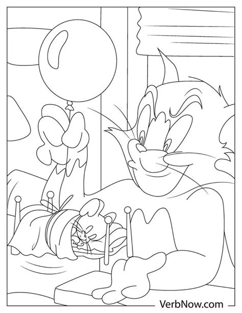 Free Tom And Jerry Coloring Pages For Download Printable Pdf Verbnow