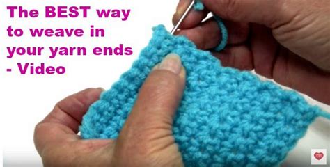 How To Weave In Yarn Ends Crochet Video Crochet News Crochet