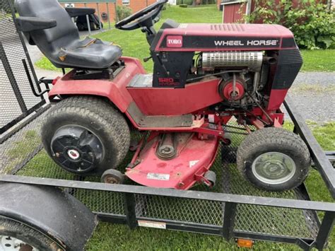 Toro Wheel Horse 520h Tractor With Mower Deck 250000 Picclick