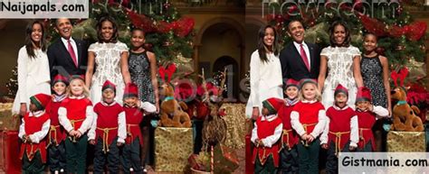 The obamas celebrate the holidays with heartwarming christmas card: Check Out The Lovely President Obama's Family 2015 ...