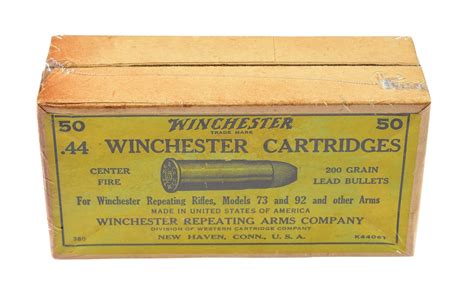 Lot Detail Winchester 44 40 Cartridge Box