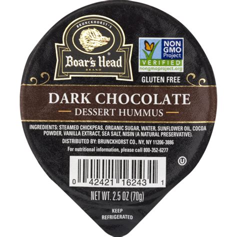 We did not find results for: Boar's Head Dessert Hummus Dark Chocolate (2.5 oz) from ...