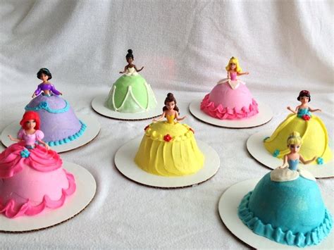 Individual Mini Princess Cakes Disney Princess Cake Barbie Cake