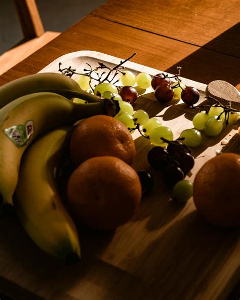 Bananas Grapes And Oranges · Free Stock Photo