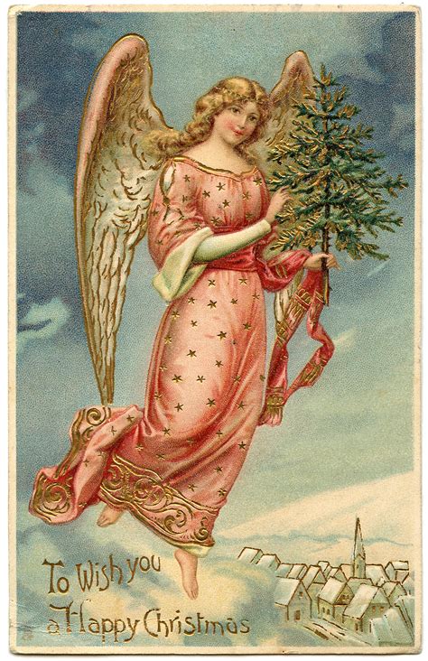 14 Christmas Holy Angels Pictures The Graphics Fairy