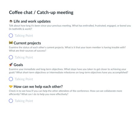 What Is A Catch Up Meeting And How To Hold One