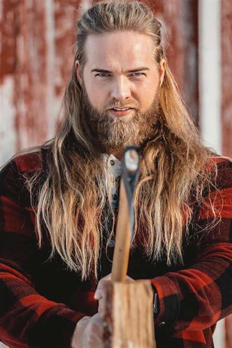 Try Viking Hairstyles To Wake The Real Warrior Inside You Viking Hair Viking Beard Styles