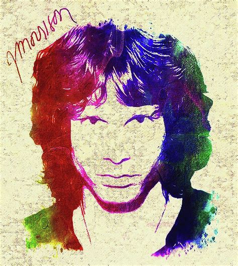 Jim Morrison The Doors Digital Art By Bob Smerecki Fine Art America