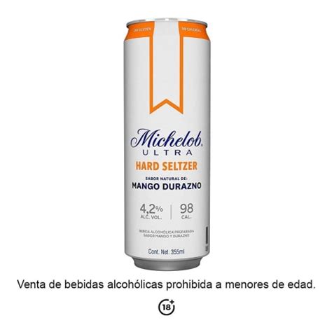 Bebida Alcohólica Michelob Ultra Mango Durazno 355 Ml Bodega Aurrera