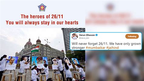 Bollywood Celebrities Pay Tribute To The Heroes Of 2611 Mumbai Attacks