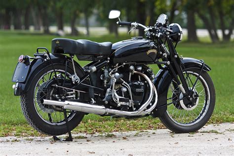 The Black Suits Vincent Black Shadow First Built In 1949