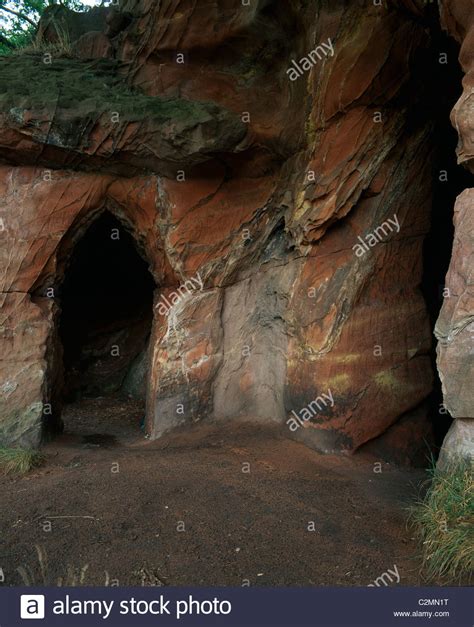Lacys Caves Man Made Nunnery Walk Near Layonby Cumbria Stock Photo
