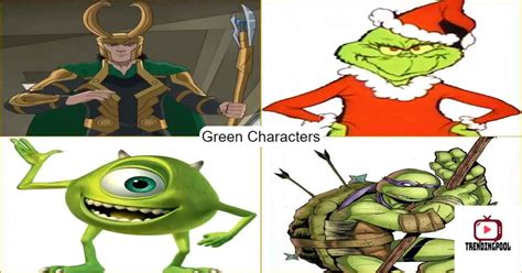 30 Most Iconic Green Characters In Film Tv And Comics