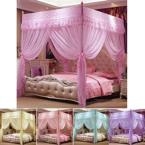 Twin Canopy Bed Curtains Canopy Bed Curtains Twin Or Full Size Sewing
