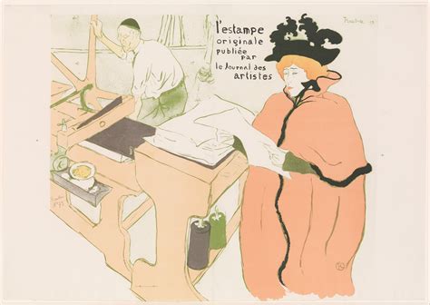 Henri De Toulouse Lautrec Cover For Lestampe Originale Album I Publiée Par Les Journal Des