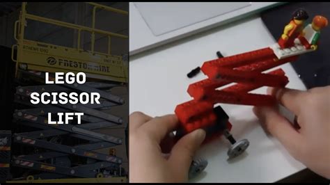 Building A Scissor Lift With Lego Simple Machines Highlights Youtube