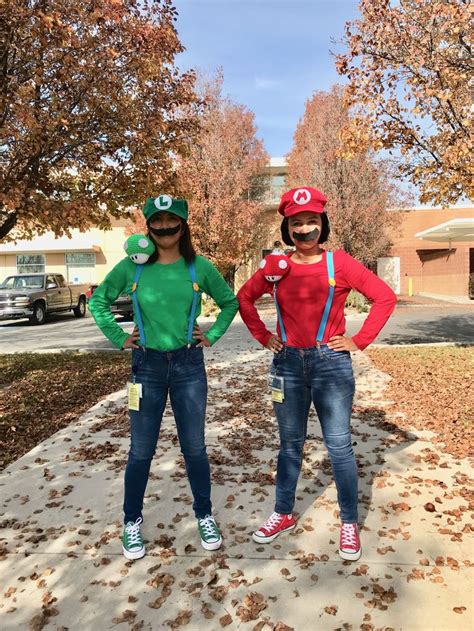 Mario And Luigi Costume Mario Costume Women Mario Halloween Costumes