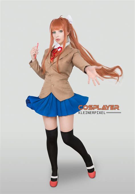 Kleinerpixel Just Monika Cosplay Doki Doki Literature Club Ddlc Cosplay Makeup Cosplay