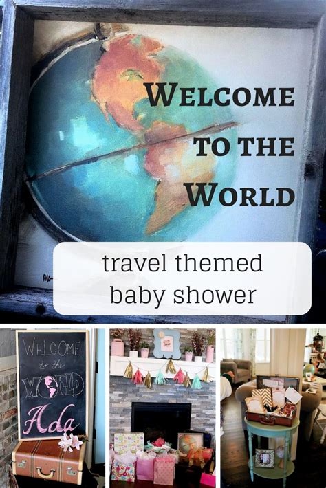 I'm so thankful that you're mine. An adorable travel themed baby shower perfect for a baby ...