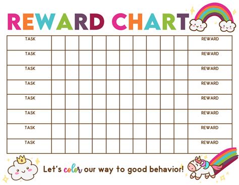 Free Reward Chart Printable Printable World Holiday