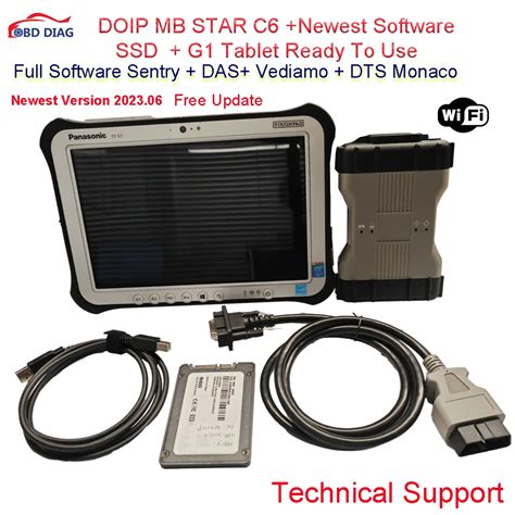 Herramienta De Diagn Stico Y Programaci N Mb Star C6 Doip Wifi Tableta