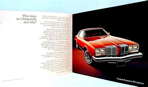 Oldsmobile Cutlass Omega Starfire Original Sales Brochure Pages Mint Picclick