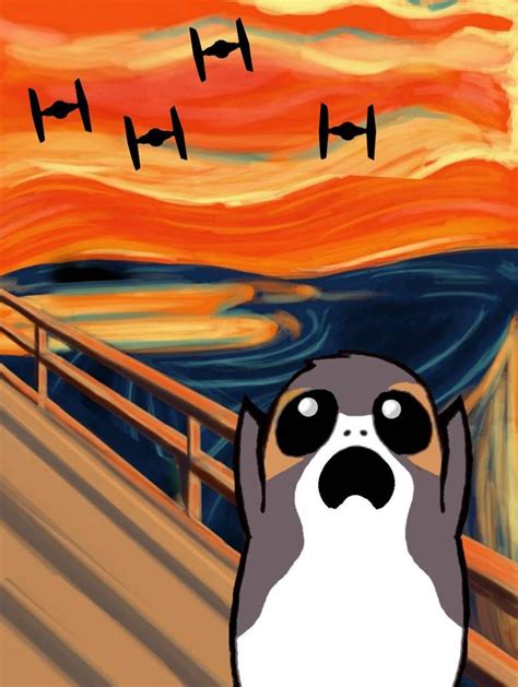 Star Wars The Porg Scream By Brandtk On Deviantart Star Wars Painting