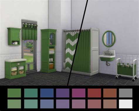 Parenthood Bathroom Items Recoloured By Simsessa At Mod The Sims Sims