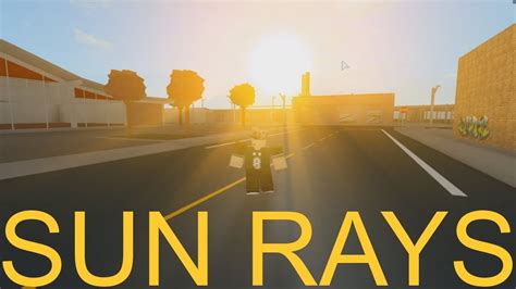 Roblox How To Add Sun Rays To Your Game Youtube
