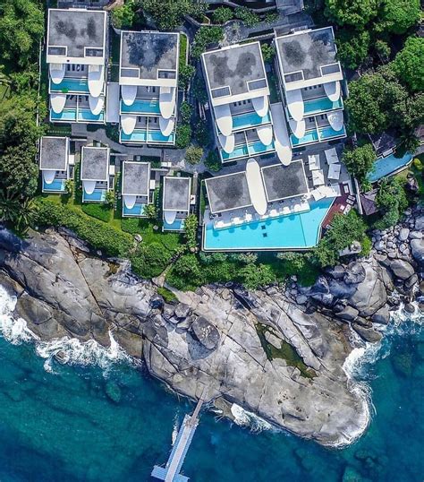 Kata Rocks Phuket Beautiful Hotels Aerial View Aerial