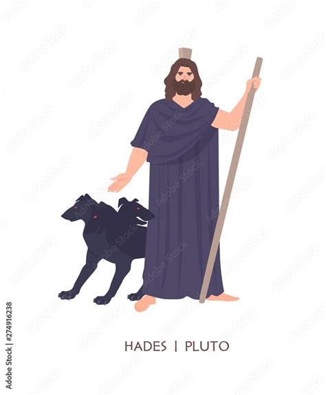Hades Or Pluto God Of Dead King Of Underworld In Ancient Greek And