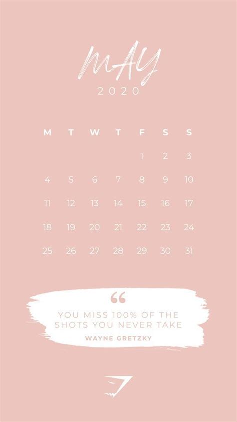 May Wallpaper 2020 Calendar Background Calendar Wallpaper Aesthetic