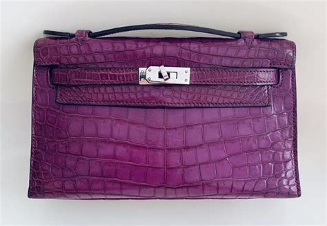 Today i start off my hermes series with 2 of the hottest kelly bags at the moment. Hermes Kelly Pochette Amethyste Alligator Lisse Shiny ...