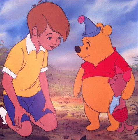 Winnie The Pooh Piglet Christopher Robin Disney Poster 16 X 20