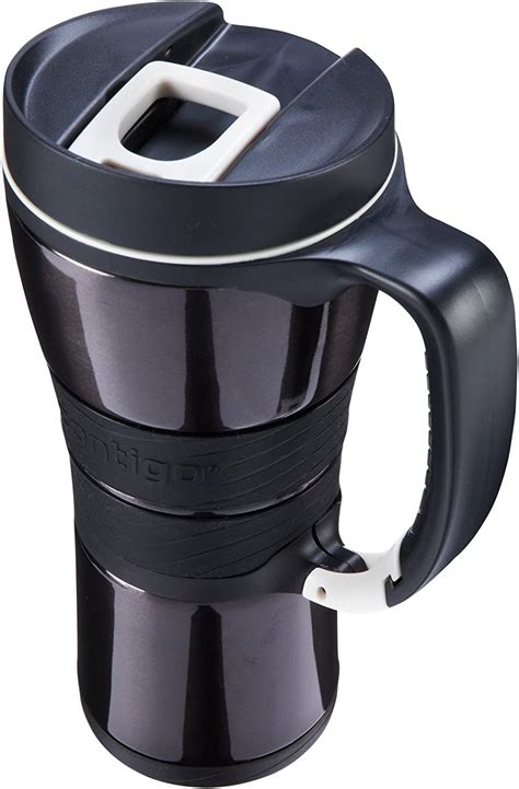 contigo extreme vacuum insulated stainless steel travel mug with handle 16oz ebay