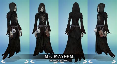 Mod The Sims New Mesh Costume Bloody Reaper Costume Sons Of Anarchy