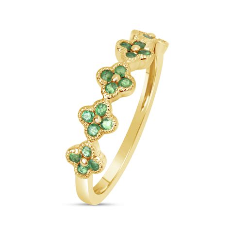 Dilamani Jewelry | Emerald Stackable Ring