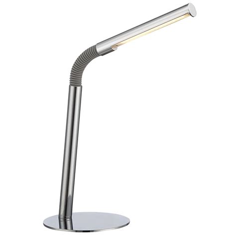 The desk lamps are generally in the bedrooms or in an office or dorm and are used as a light source extra. Modern Desk Lamps | Blaine Chrome LED Desk Lamp | Eurway