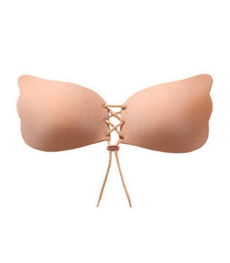 beige d cup silicone push up adhesive invisible backless and strapless bra shop today get it