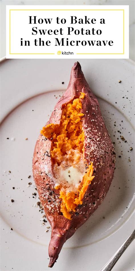 Bake the sweet potatoes for 30 minutes. How to Cook a Sweet Potato in the Microwave | Kitchn